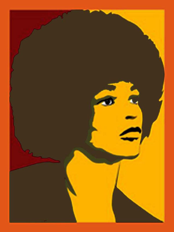 Streetart Angela Davis 30